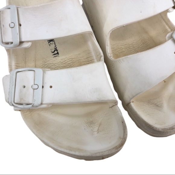 Birkenstock White Waterproof Arizona Sandals, Size 38 - Picture 3 of 7